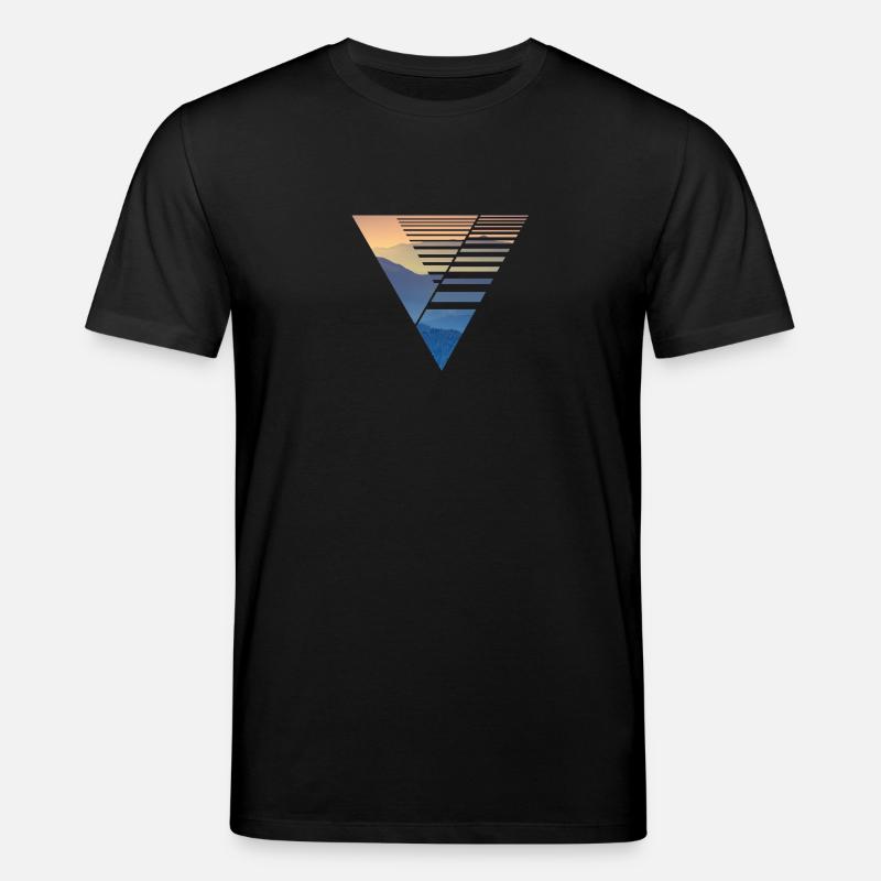 Vector Design Triangle - Stanley/Stella CREATOR Unisex Organic T-Shirt - black