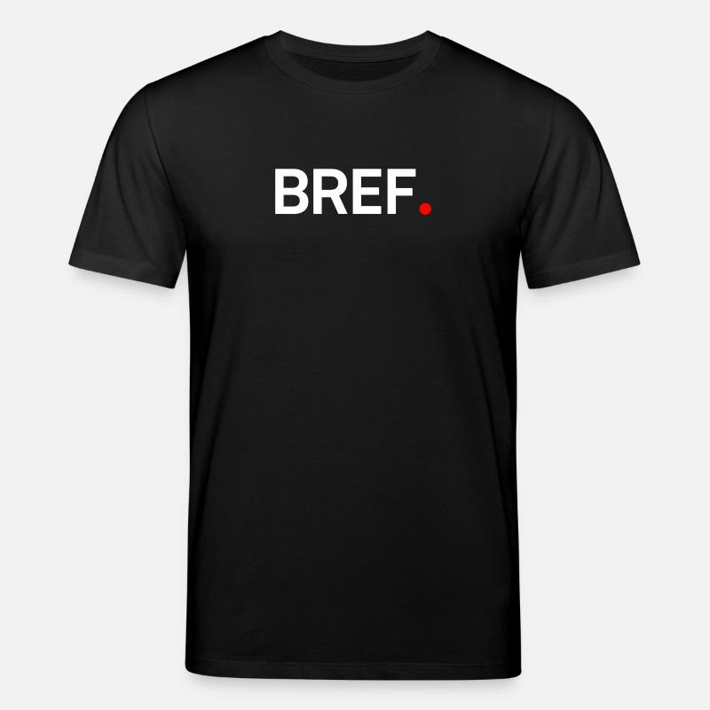 Bref humour minimal moderne - T-shirt bio CREATOR Stanley/Stella Unisexe - noir
