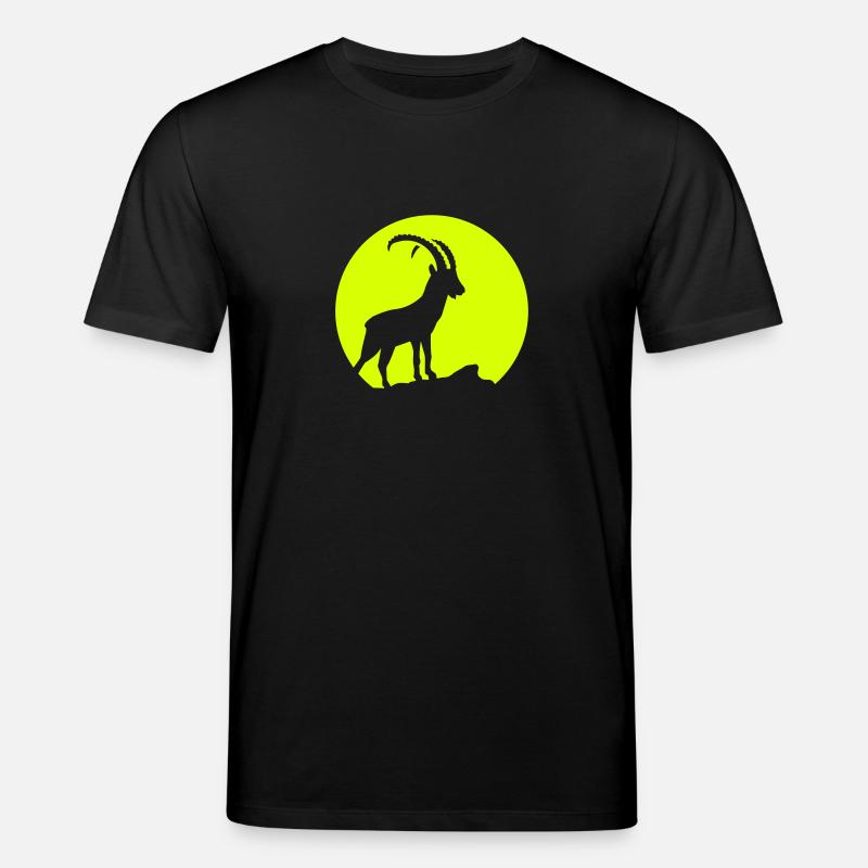 Steinbock - Stanley/Stella Unisex Bio-T-Shirt CREATOR  - Schwarz