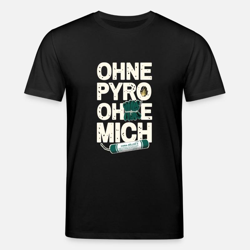 Ohne Pyro Ohne Mich - Stanley/Stella Unisex Bio-T-Shirt CREATOR  - Schwarz