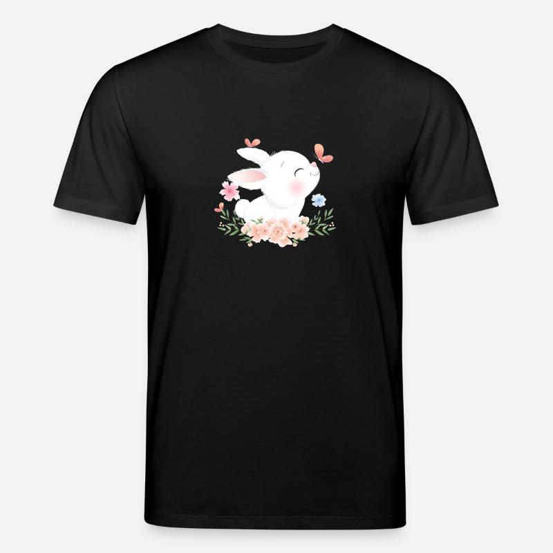 Lapin doux Bébé - T-shirt bio CREATOR Stanley/Stella Unisexe - noir