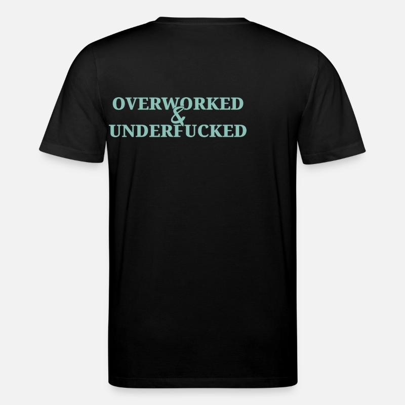 Overworked - Stanley/Stella Unisex Bio-T-Shirt CREATOR  - Schwarz