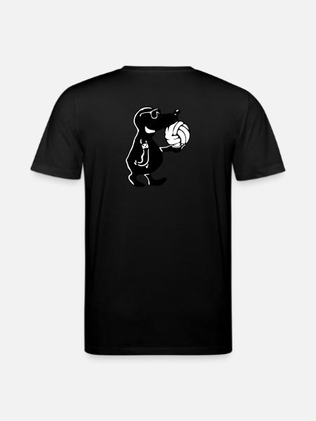 Volley-Maulwurf - Stanley/Stella Unisex Bio-T-Shirt CREATOR  - Schwarz