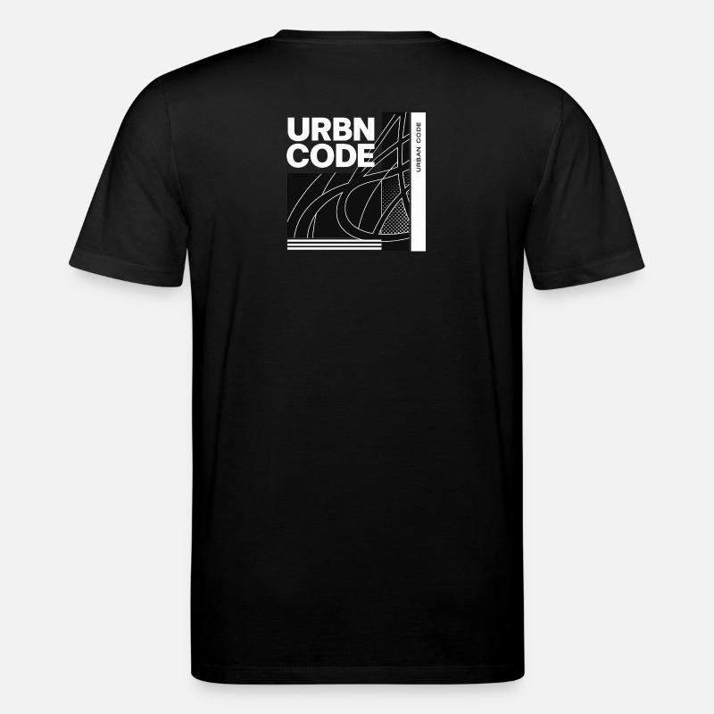 Urban Code Line Design - Stanley/Stella CREATOR Unisex Organic T-Shirt - black