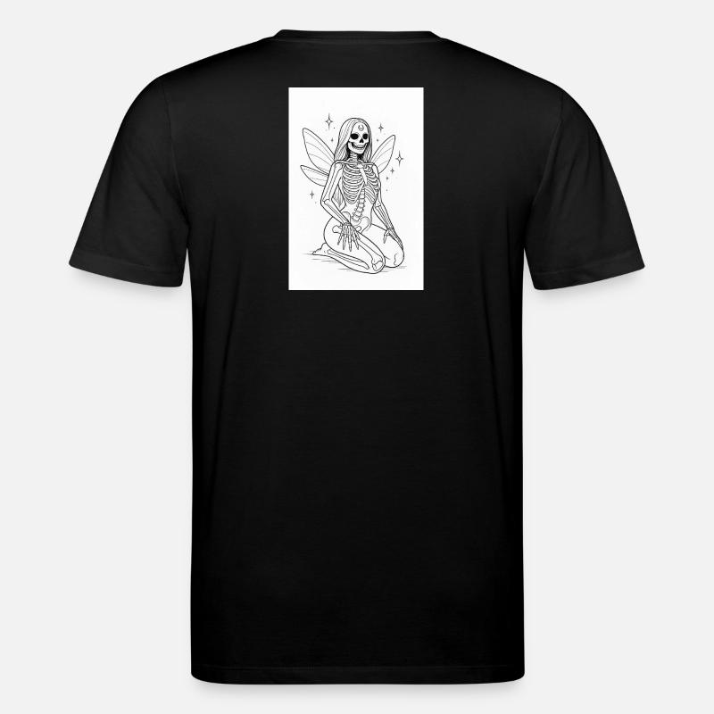 Magic Skeleton with Wings - Stanley/Stella CREATOR Unisex Organic T-Shirt - black