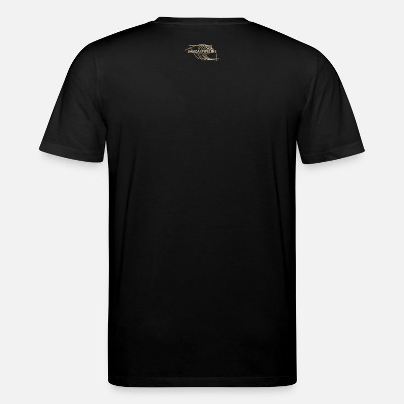 Banzai Pipeline Surf Wave Art - Stanley/Stella Unisex Bio-T-Shirt CREATOR  - Schwarz