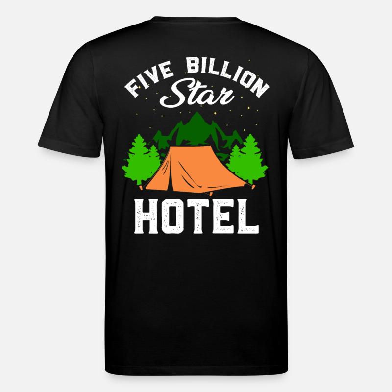 Camping Campen Zelten Geschenk - Stanley/Stella Unisex Bio-T-Shirt CREATOR  - Schwarz