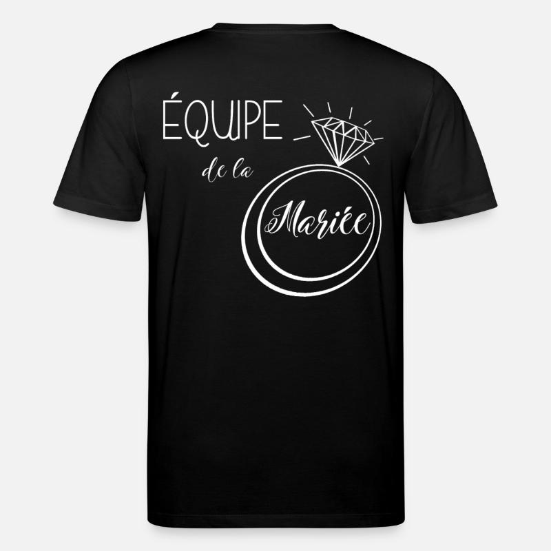 équipe de la mariée - T-shirt bio CREATOR Stanley/Stella Unisexe - noir