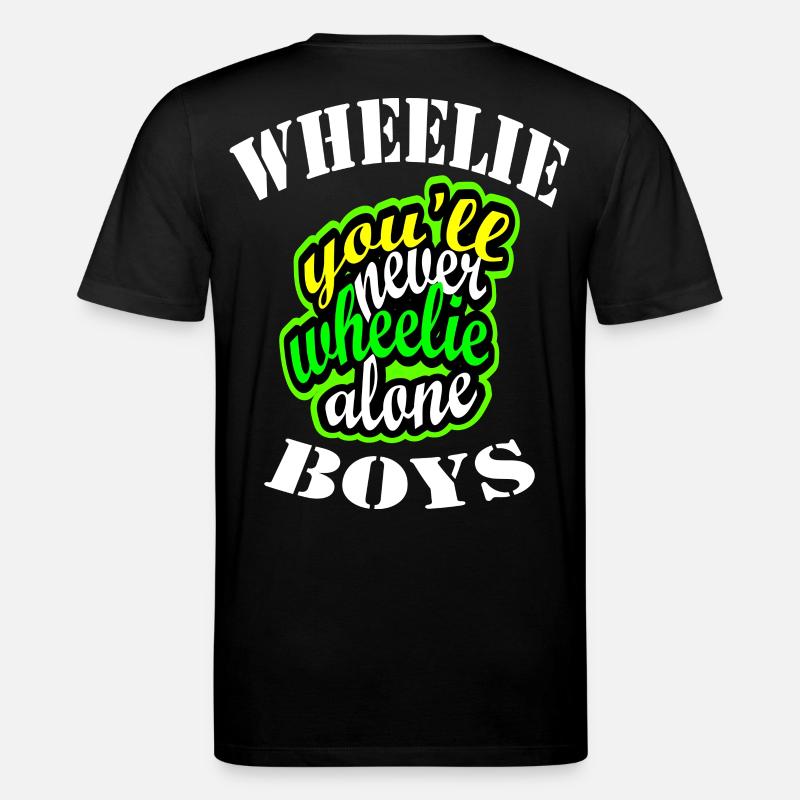 Wheelie - Stanley/Stella Unisex Bio-T-Shirt CREATOR  - Schwarz