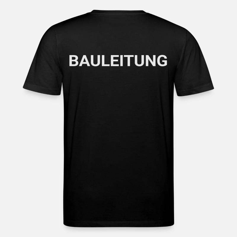 Bauleitung - Bauleiter Geschenk - Stanley/Stella Unisex Bio-T-Shirt CREATOR - Schwarz