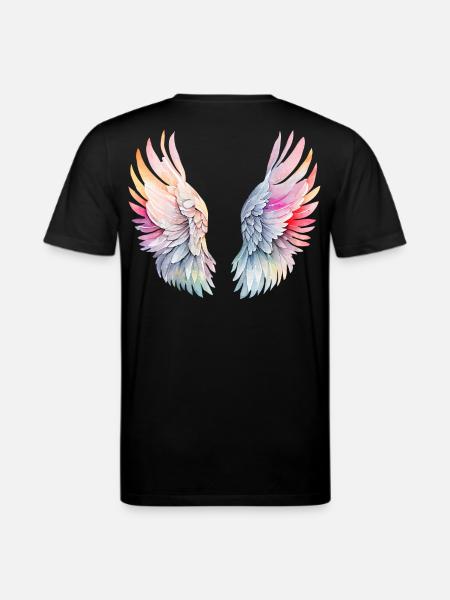 Angel s wings - Stanley/Stella CREATOR Unisex Organic T-Shirt - black