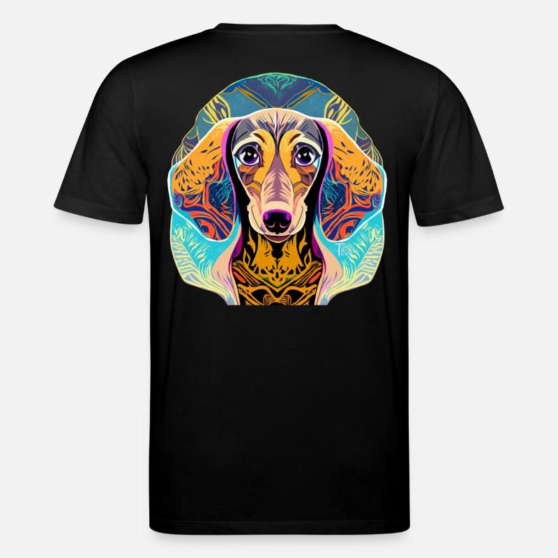 Dackel - Stanley/Stella Unisex Bio-T-Shirt CREATOR  - Schwarz