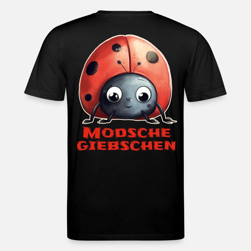 Modschegiebchen Marienkäfer - Stanley/Stella Unisex Bio-T-Shirt CREATOR  - Schwarz