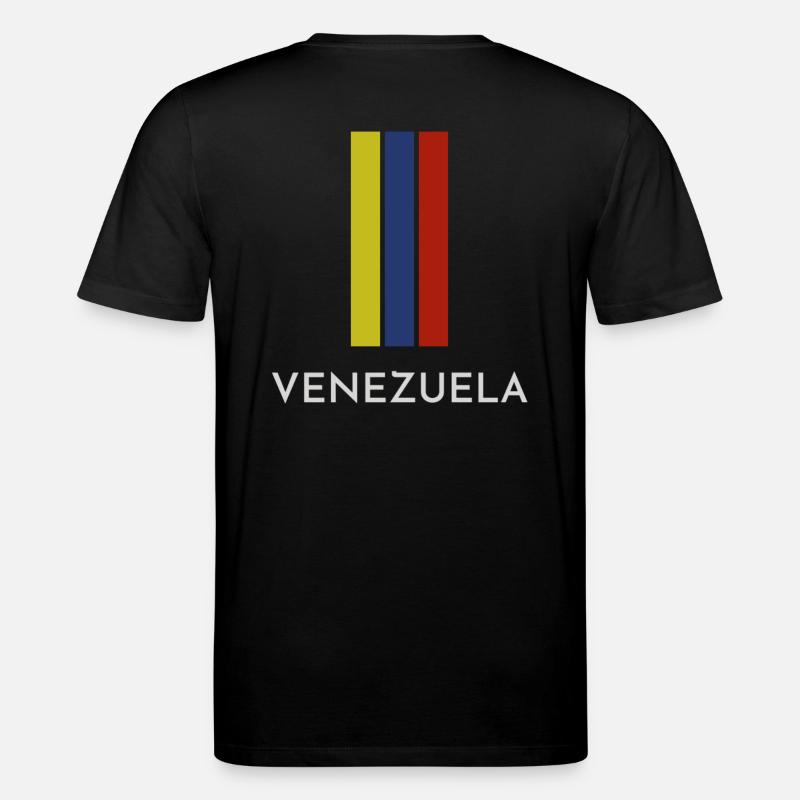 Venezolanische Flagge, Venezolanischer Stolz - Stanley/Stella Unisex Bio-T-Shirt CREATOR  - Schwarz