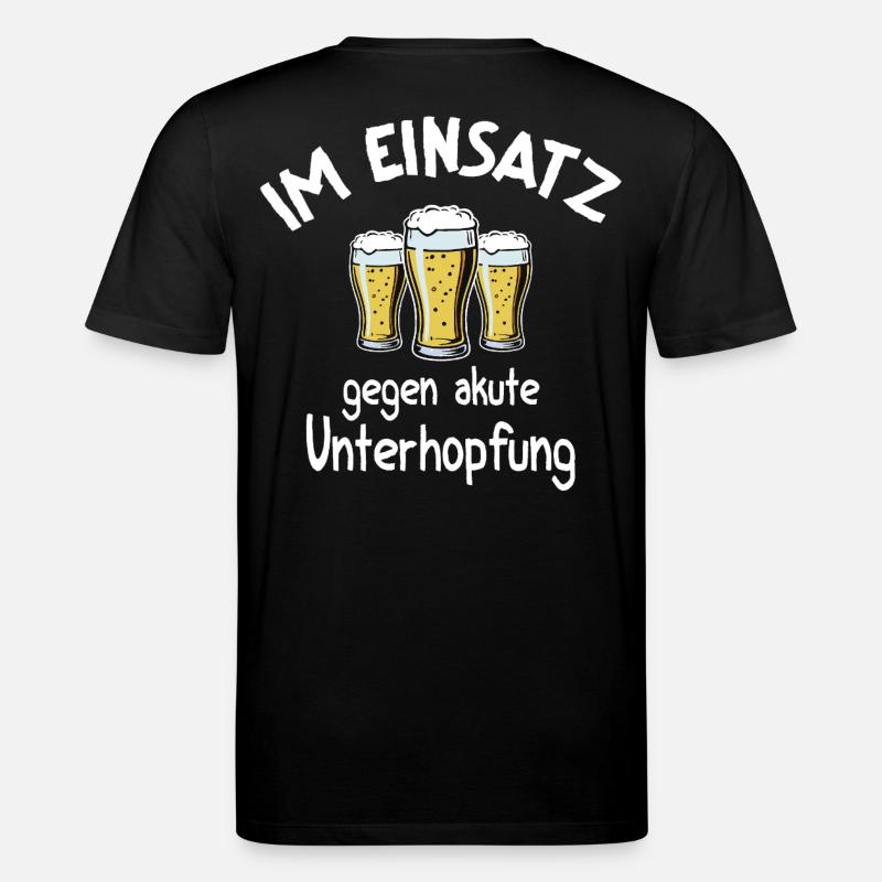 Underhopping Insert – Serveuse Bartender Bière - T-shirt bio CREATOR Stanley/Stella Unisexe - noir