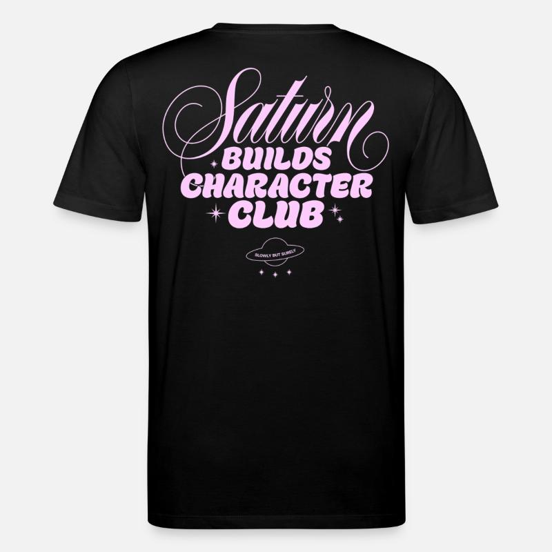 Impression du Saturn Character Club - T-shirt bio CREATOR Stanley/Stella Unisexe - noir