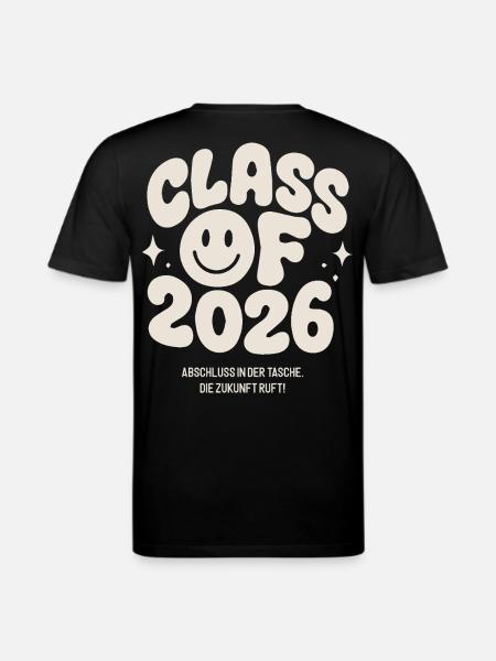 Abschluss 2026 - die Zukunft ruft! - Stanley/Stella Unisex Bio-T-Shirt CREATOR  - Schwarz