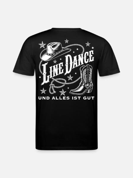 Line Dance Western Flair - Stanley/Stella Unisex Bio-T-Shirt CREATOR - Schwarz