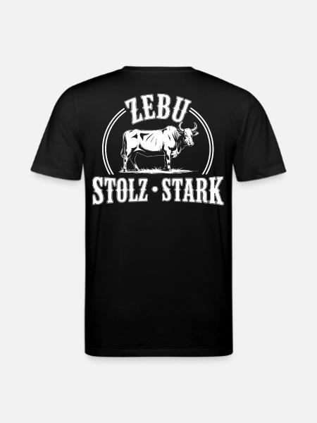 Zebu Stolz Stark Logo - Stanley/Stella Unisex Bio-T-Shirt CREATOR  - Schwarz