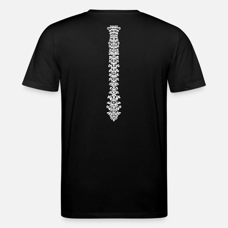Backbone-Wirbelsäulendesign - Stanley/Stella Unisex Bio-T-Shirt CREATOR - Schwarz