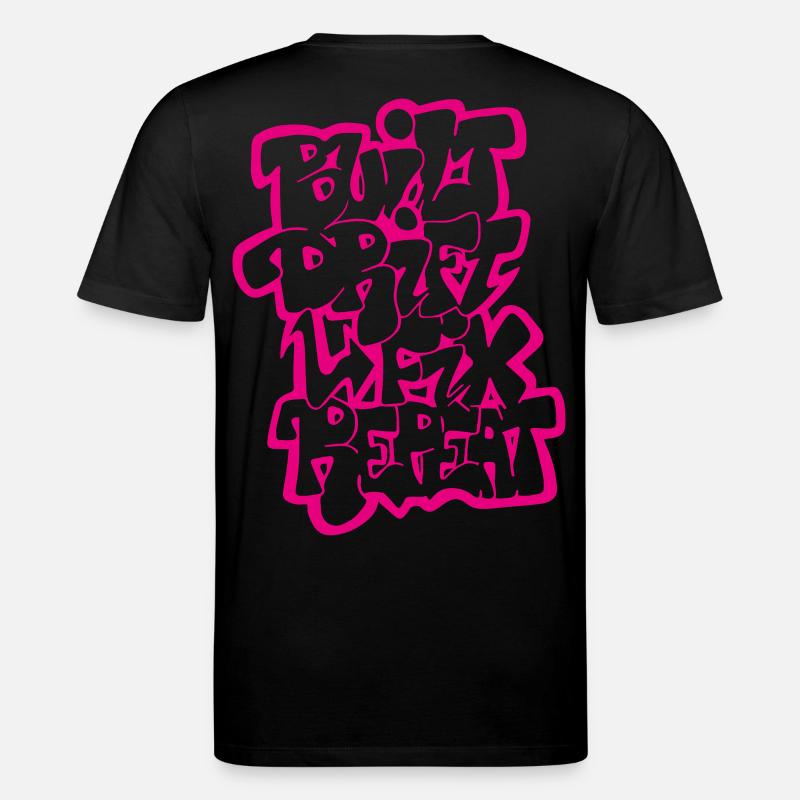 Built Drift Fix Repeat 03 - Stanley/Stella Unisex Bio-T-Shirt CREATOR  - Schwarz