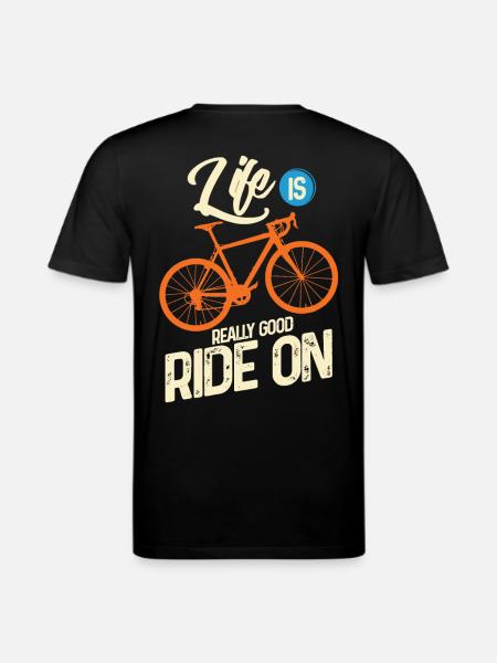 Cycling - Stanley/Stella CREATOR Unisex Organic T-Shirt - black