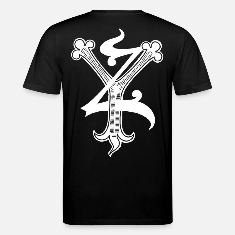 Lettres YZ Rapp art - T-shirt bio CREATOR Stanley/Stella Unisexe - noir