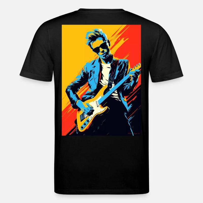 Pop-Art-Rocker - Stanley/Stella Unisex Bio-T-Shirt CREATOR  - Schwarz