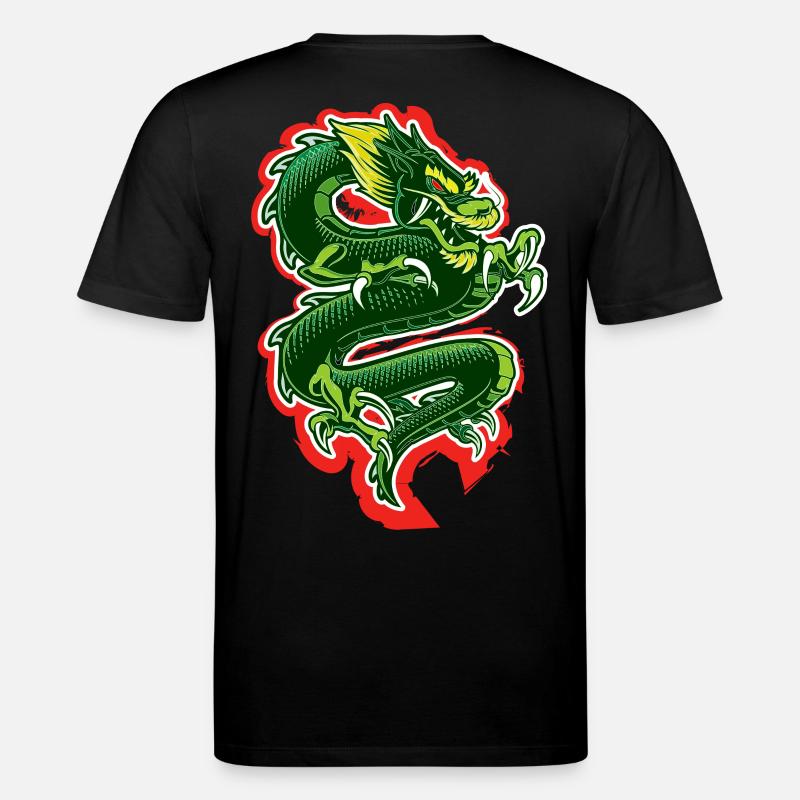 Drachen - Stanley/Stella Unisex Bio-T-Shirt CREATOR  - Schwarz