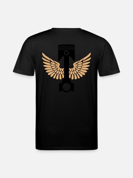 piston and rod 02 - Stanley/Stella CREATOR Unisex Organic T-Shirt - black