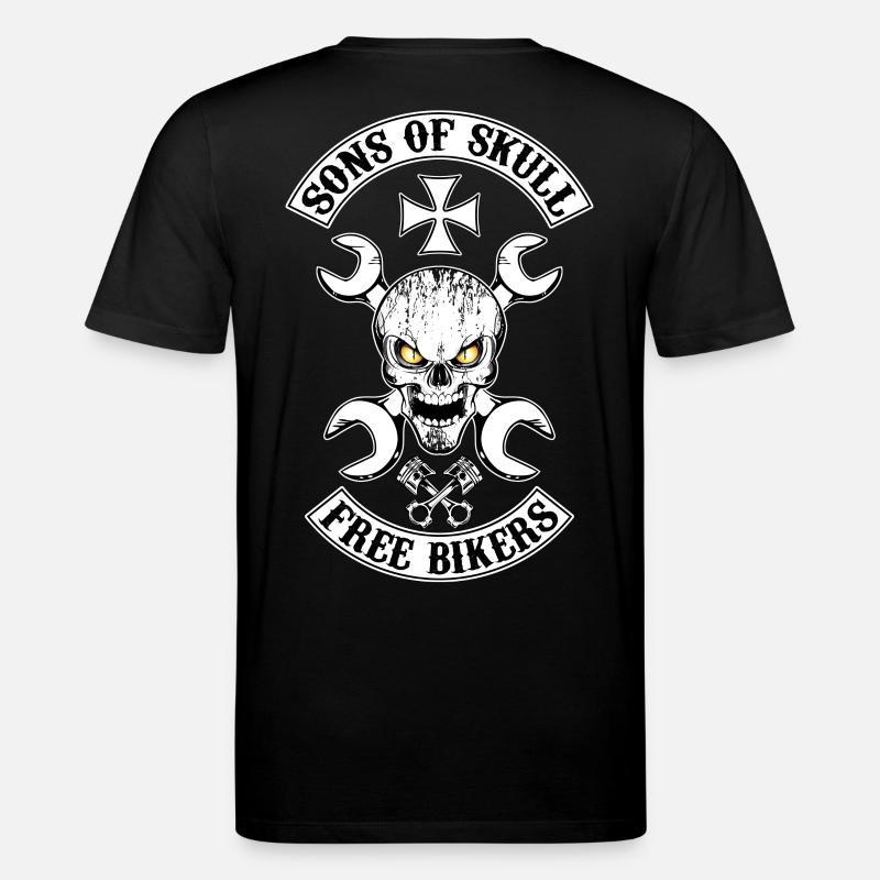 Free Bikers - T-shirt bio CREATOR Stanley/Stella Unisexe - noir