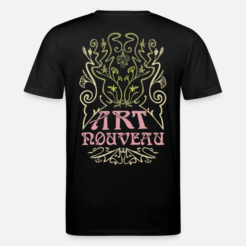 Art nouveau Jugendstil - Stanley/Stella Unisex Bio-T-Shirt CREATOR - Schwarz