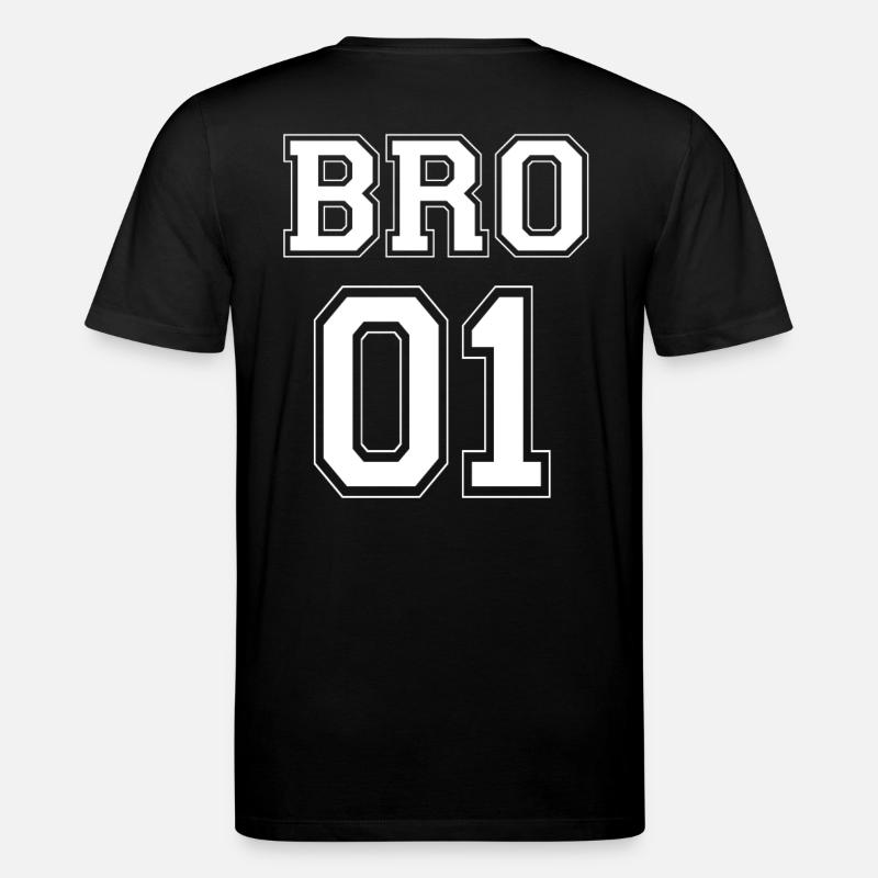 BRO 01 - édition blanche - T-shirt bio CREATOR Stanley/Stella Unisexe - noir
