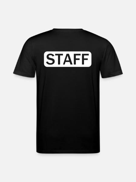 STAFF (1c) - T-shirt bio CREATOR Stanley/Stella Unisexe - noir
