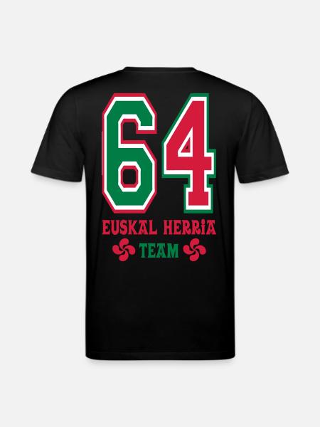 Basque Team - T-shirt bio CREATOR Stanley/Stella Unisexe - noir