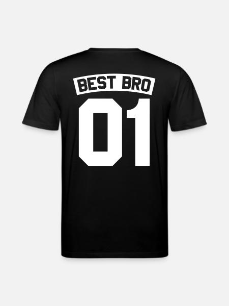 Best Bro - Stanley/Stella Unisex Bio-T-Shirt CREATOR - Schwarz
