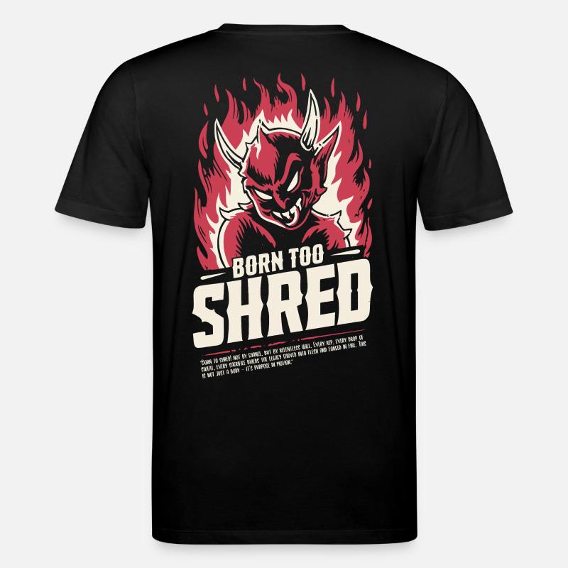 Né pour déchiqueter - T-shirt bio CREATOR Stanley/Stella Unisexe - noir