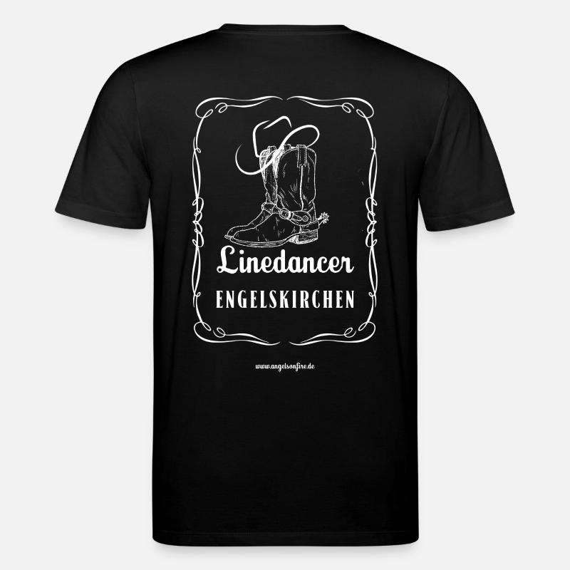 Linedancer Engelskirchen Old Time Linedance Shirt - Stanley/Stella Unisex Bio-T-Shirt CREATOR  - Schwarz