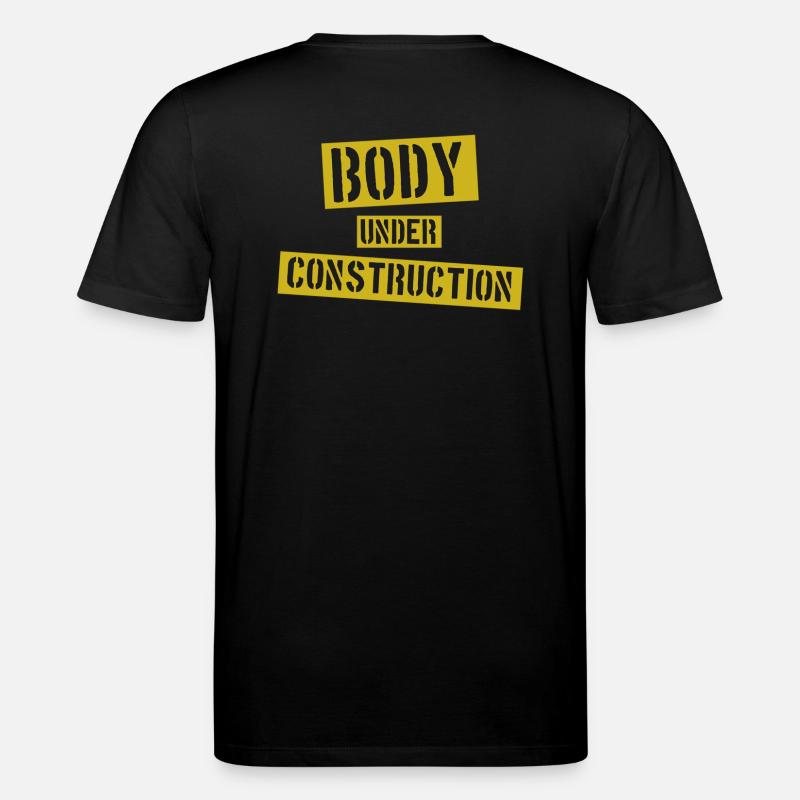 Body under Construction - Stanley/Stella Unisex Bio-T-Shirt CREATOR  - Schwarz