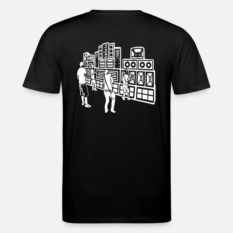008 système audio 23 - T-shirt bio CREATOR Stanley/Stella Unisexe - noir