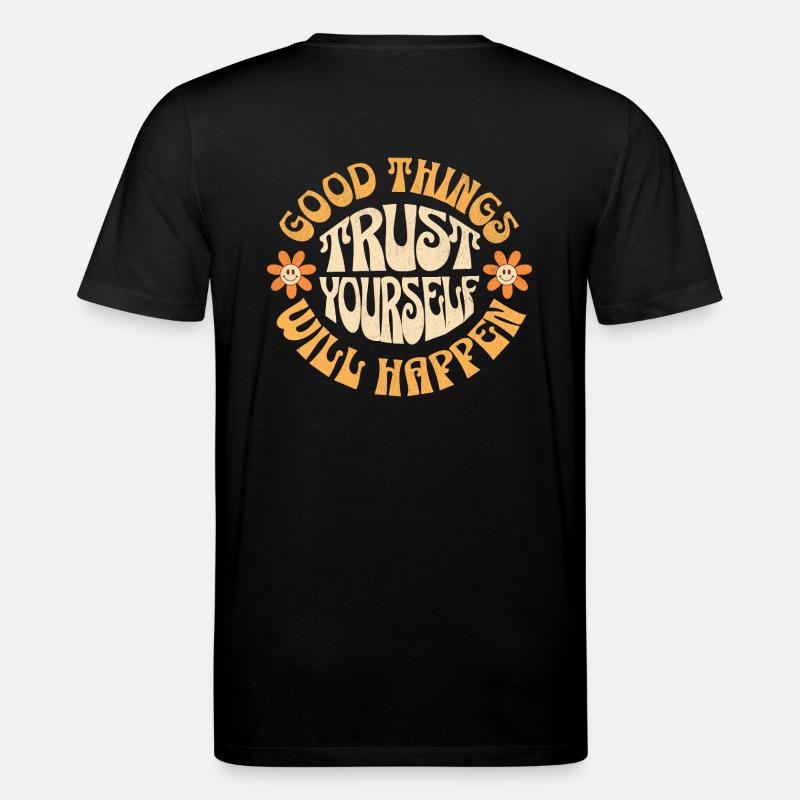 De bonnes choses arriveront - T-shirt bio CREATOR Stanley/Stella Unisexe - noir