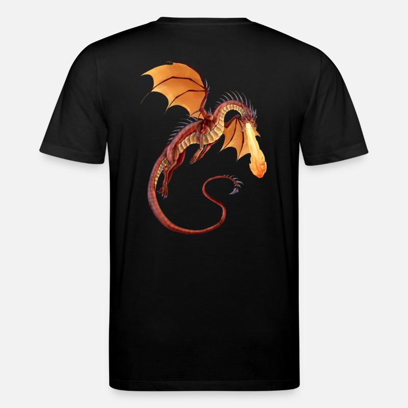 Dragon de Feu - T-shirt bio CREATOR Stanley/Stella Unisexe - noir