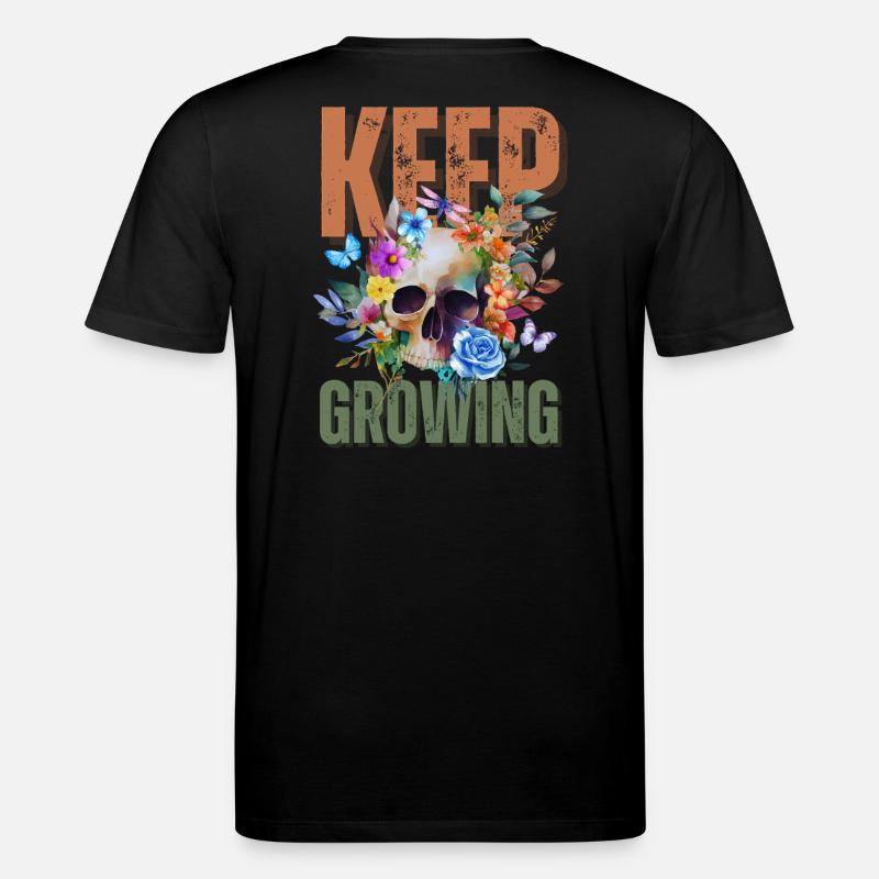 Keep On Growing - Stanley/Stella CREATOR Unisex Organic T-Shirt - black