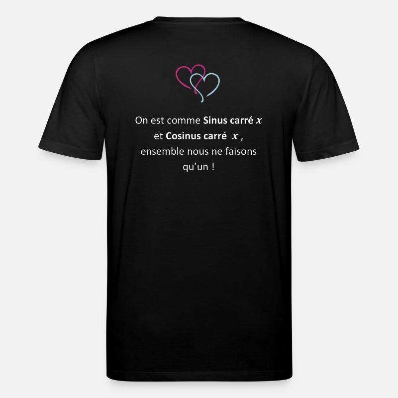 Romantic Maths - T-shirt bio CREATOR Stanley/Stella Unisexe - noir