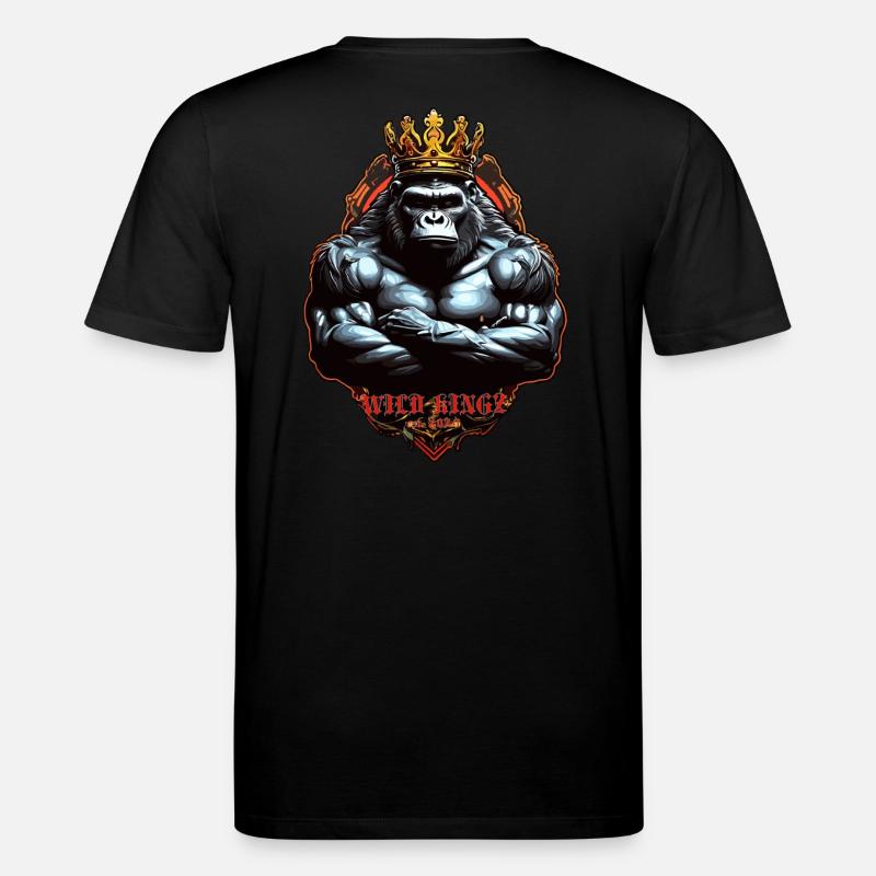 Gorille - T-shirt bio CREATOR Stanley/Stella Unisexe - noir