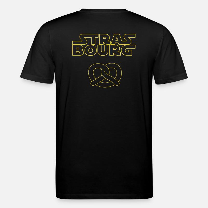 Straßburg - Stanley/Stella Unisex Bio-T-Shirt CREATOR  - Schwarz