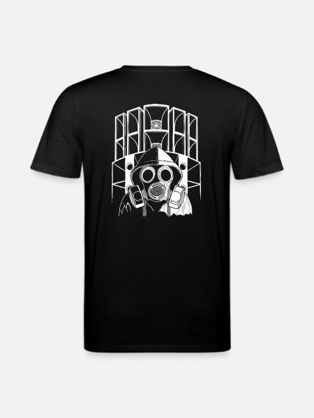 Tekno 23 sound system gas mask - Stanley/Stella CREATOR Unisex Organic T-Shirt - black