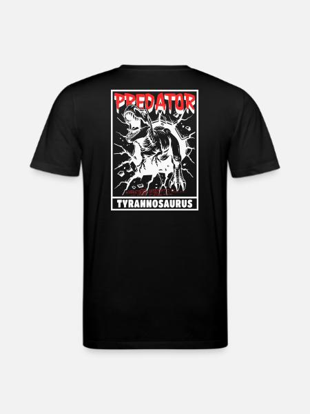 Predator - Tyrannosaurus Rex - Stanley/Stella Unisex Bio-T-Shirt CREATOR - Schwarz