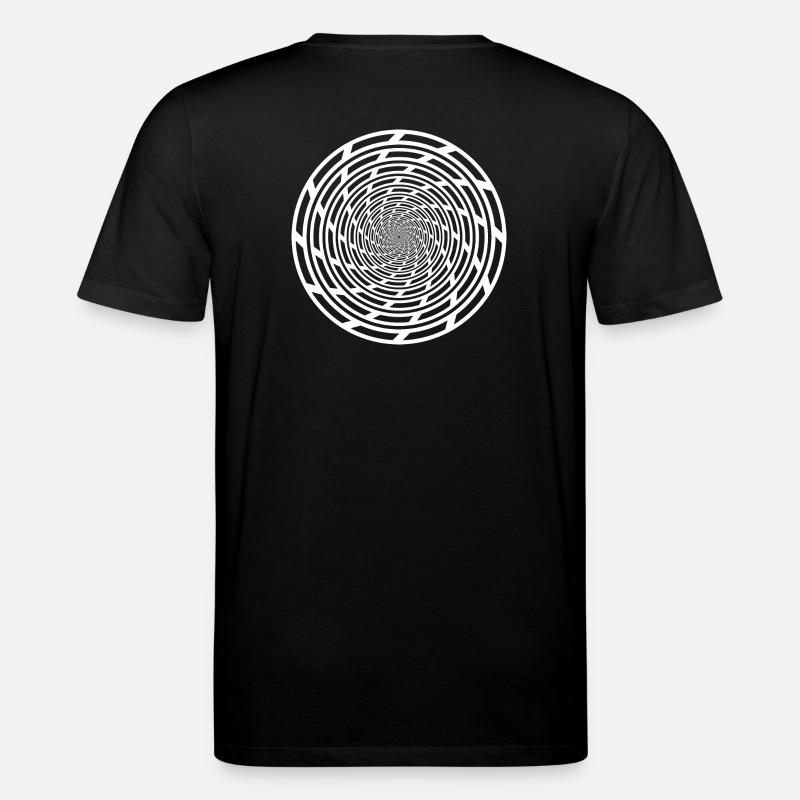 Tekno 23 Spiral - T-shirt bio CREATOR Stanley/Stella Unisexe - noir