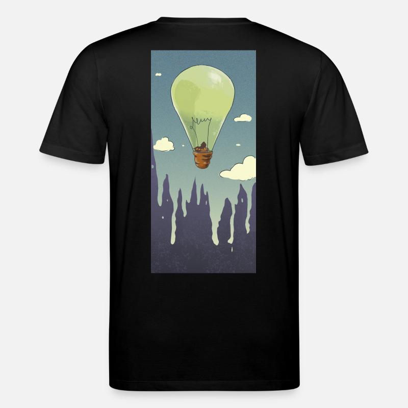 Ballonlampe - Stanley/Stella Unisex Bio-T-Shirt CREATOR  - Schwarz